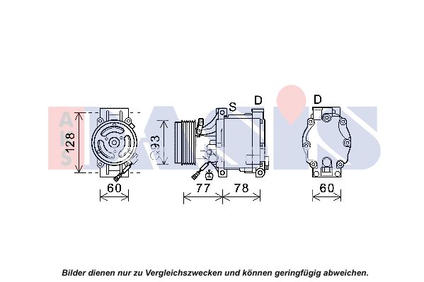 AKS DASIS Kompressori, ilmastointilaite 852818N